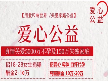 龙胜捐卵助孕生子 爱心志愿者招募